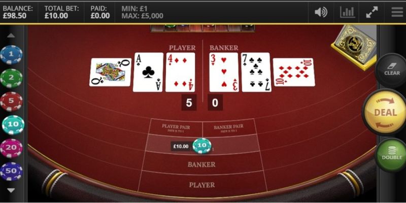 Thử sức với bộ môn Baccarat siêu cuốn hút 